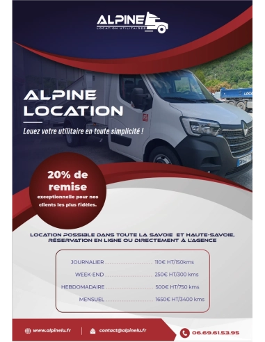 Location de camion benne avec coffre